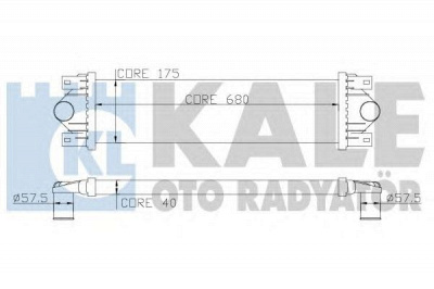 KALE OTO RADYATOR 345000 -  Интеркулер